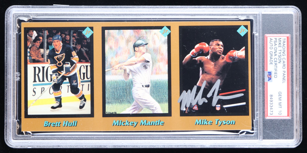 Mike Tyson Signed 1991 Tuff Stuff #4 (PSA) - Autograph Graded - PSA 10