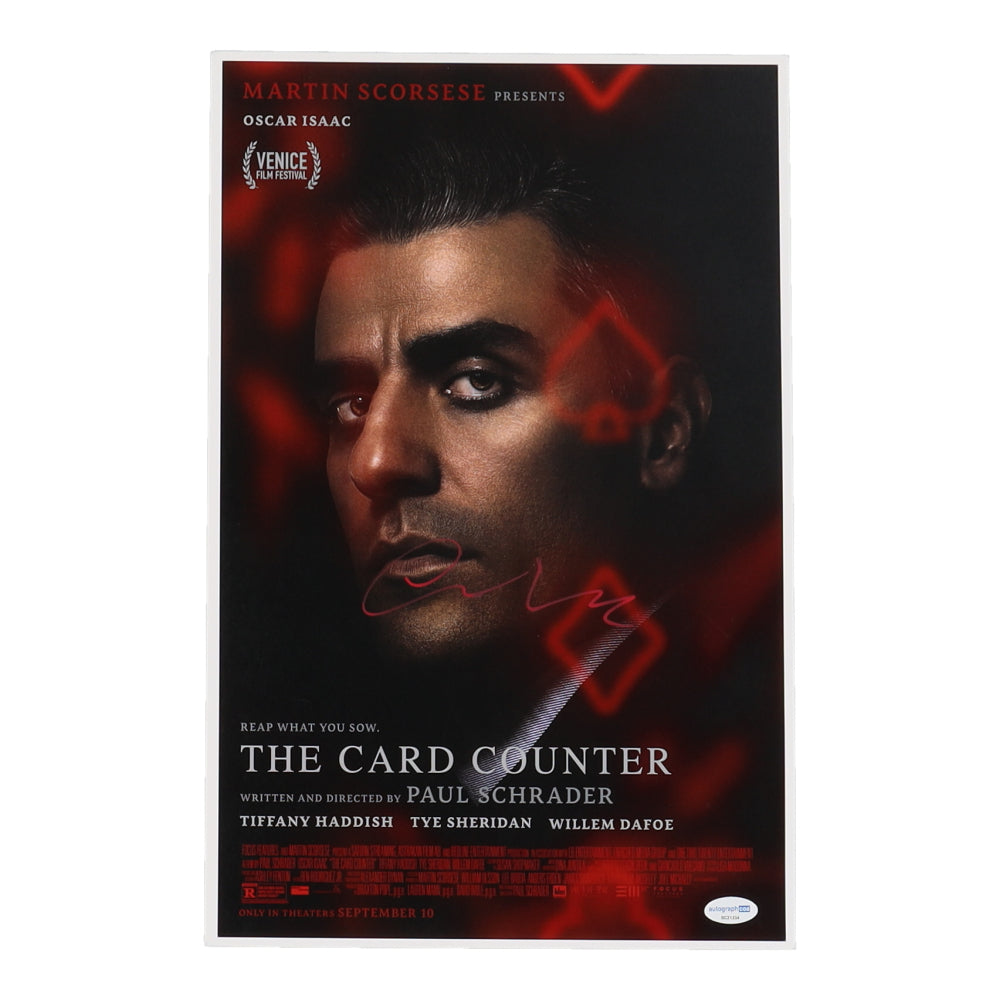 Oscar Isaac Signed "The Card Counter" 11x17 Photo (AutographCOA) - William Tell