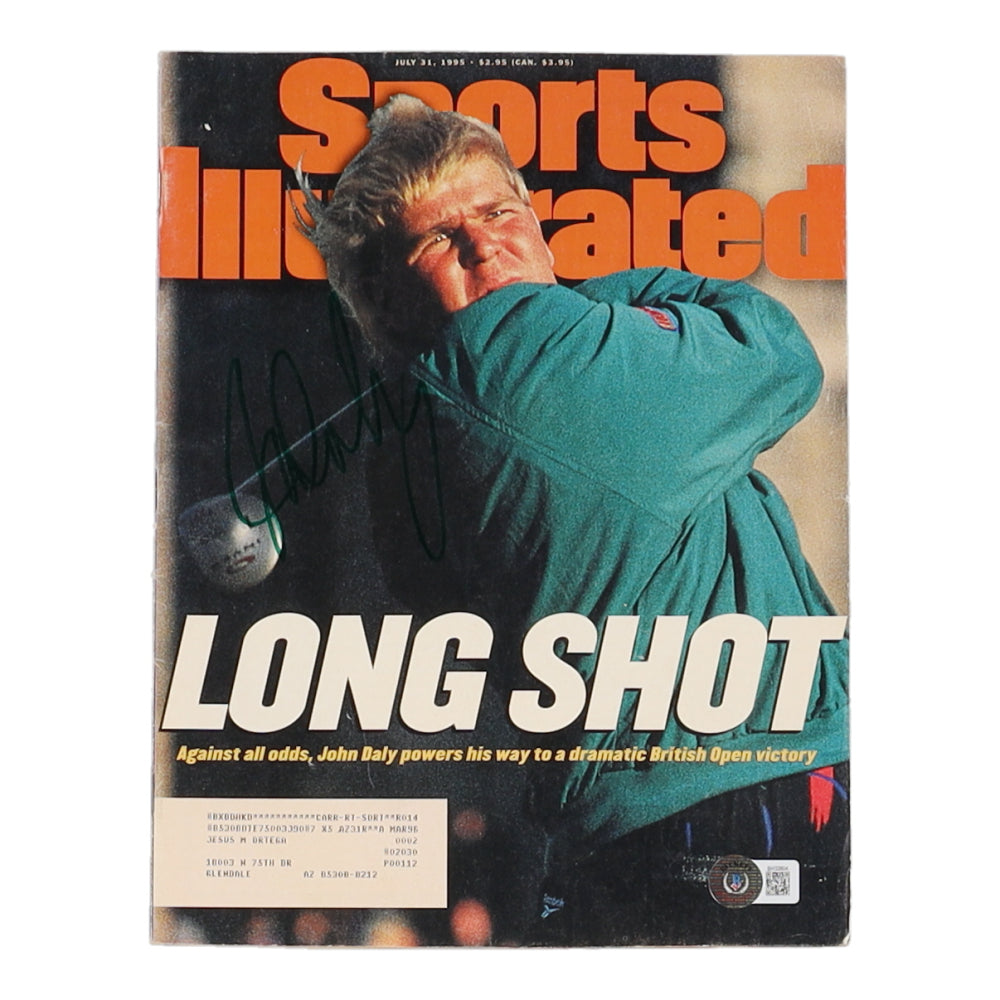 John Daly Signed 1995 Sports Illustrated Magazine (Beckett)