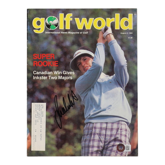 Juli Inkster Signed 1984 Golf World Magazine (Beckett)