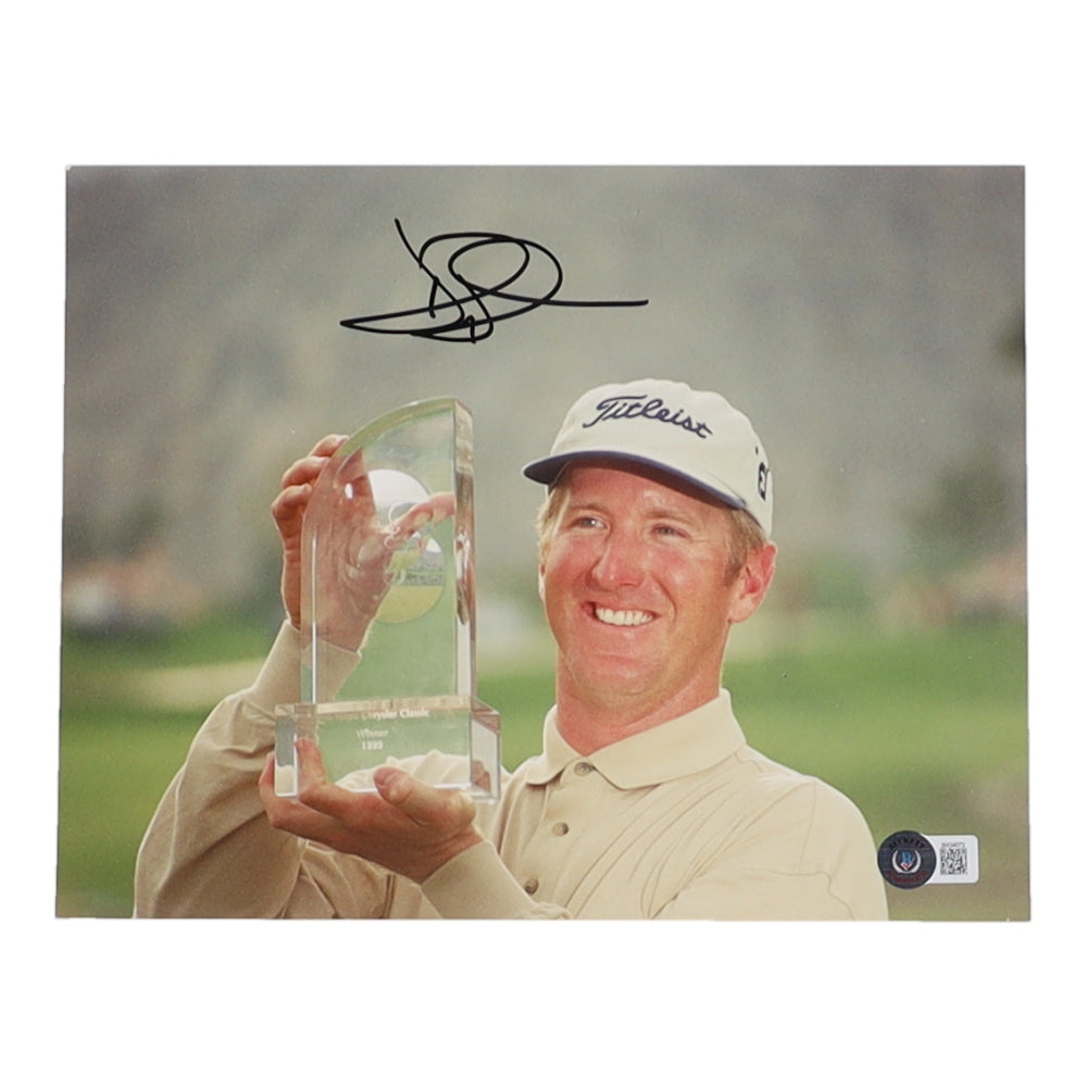 David Duval Signed 8x10 Photo (Beckett)