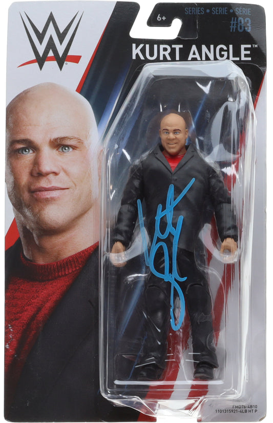 Kurt Angle Signed WWE Action Figure (JSA)