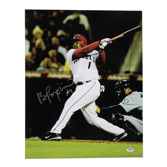 Bengie Molina Signed Angels 16x20 Photo (PSA)