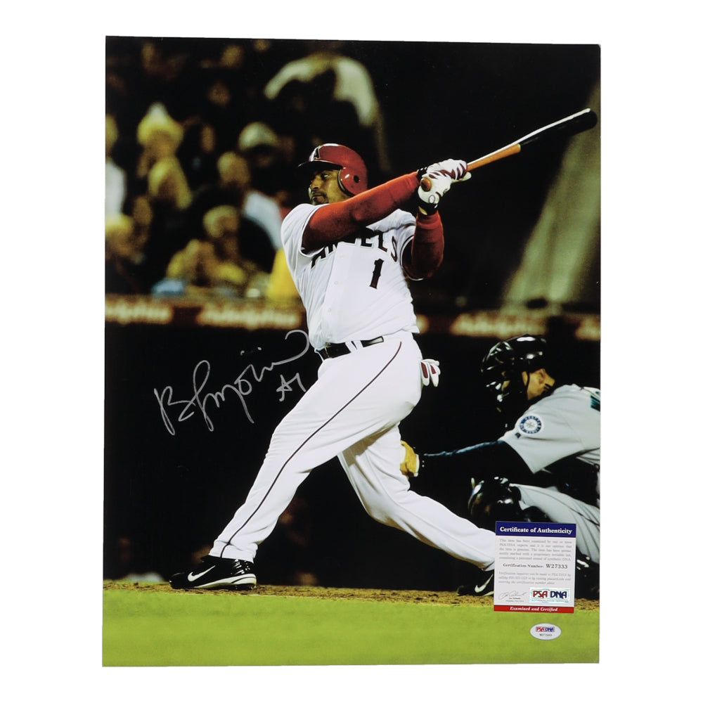 Bengie Molina Signed Angels 16x20 Photo (PSA)