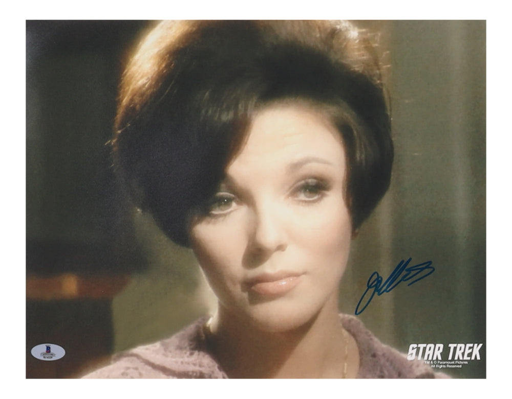 Joan Collins Signed "Star Trek" 11x14 Photo (Beckett)