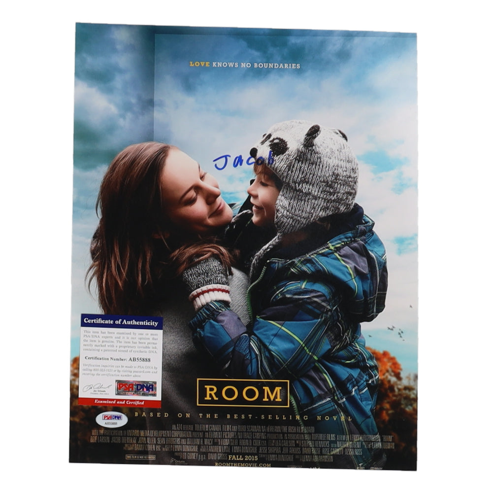 Jacob Tremblay Signed "Room" 11x14 Photo (PSA)