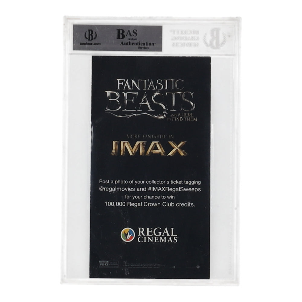 Ezra Miller Signed LE "Fantastic Beasts" IMAX Ticket (Beckett)