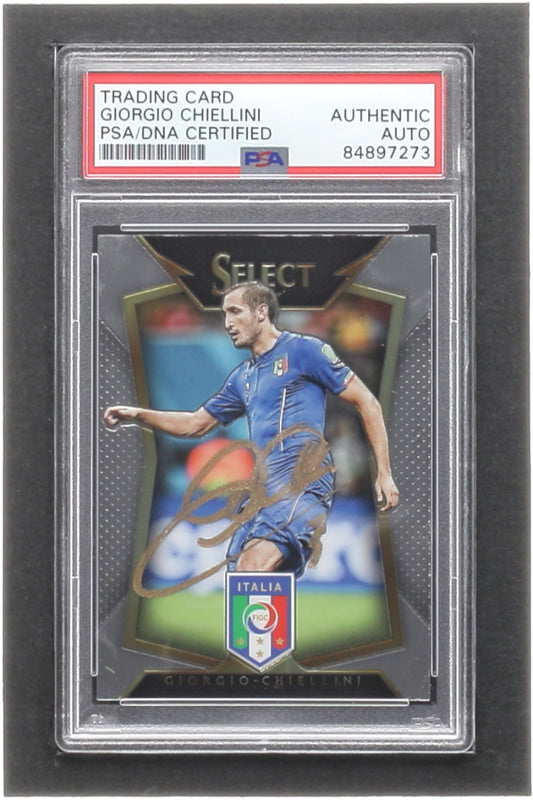 Giorgio Chiellini Signed 2015-16 Select #48 (PSA)