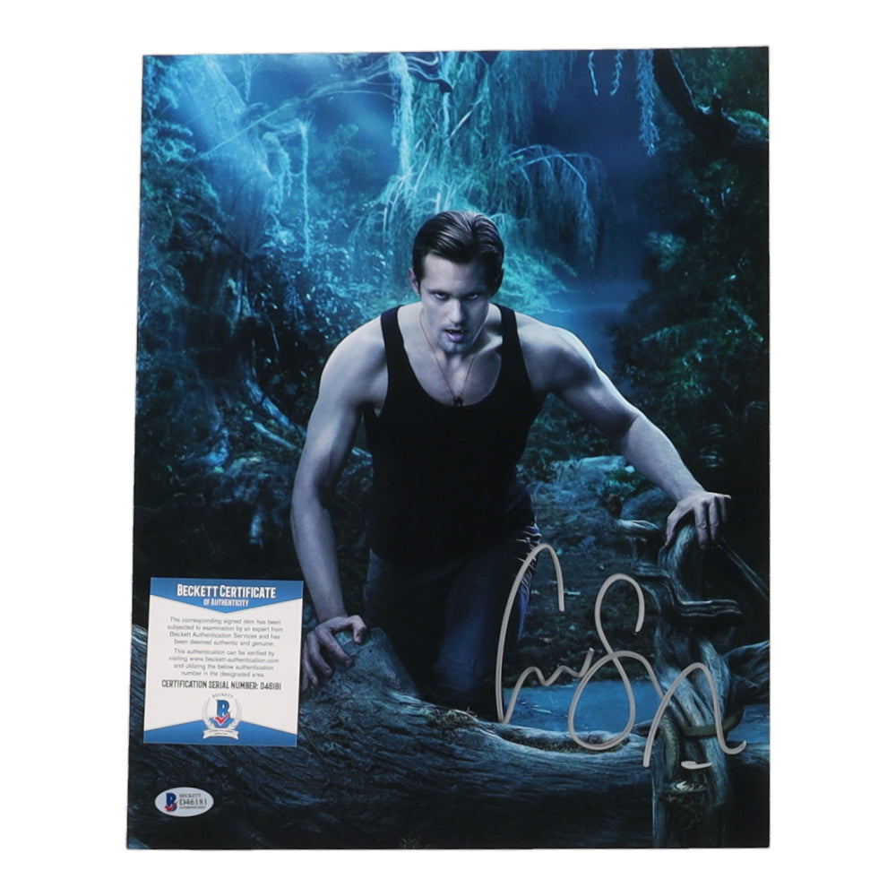 Alexander Skarsgard Signed "True Blood" 11x14 Photo (Beckett)