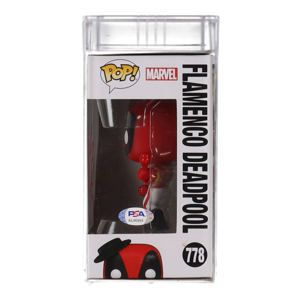 Tim Miller Signed (PSA) "Deadpool" #778 Flamenco Deadpool Funko Pop! Vinyl Figure - Director