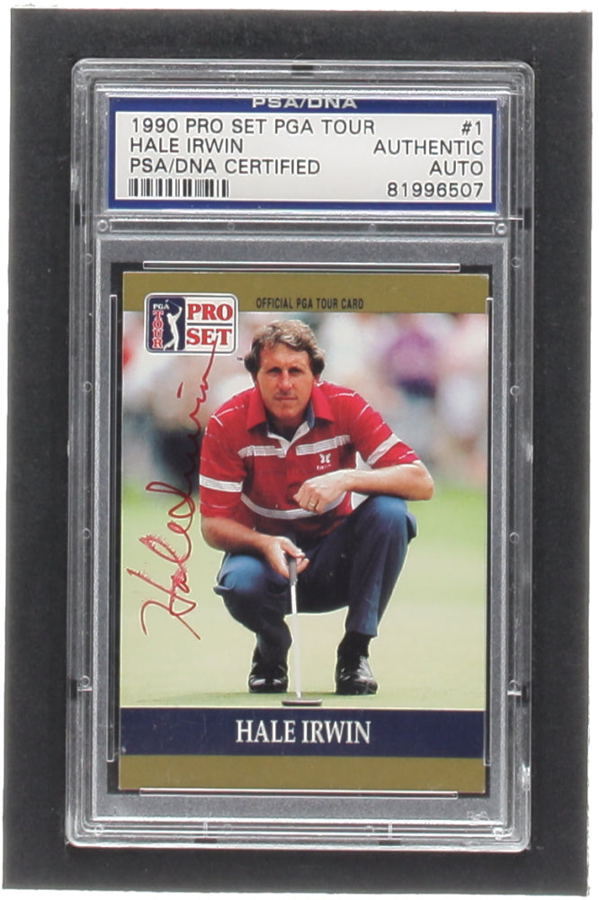 Hale Irwin Signed 1990 Pro Set #1 (PSA)