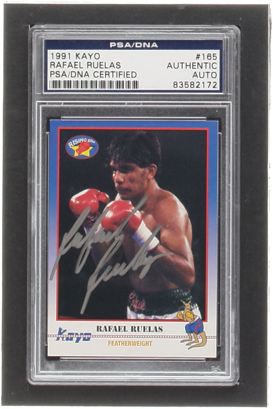 Rafael Ruelas Signed 1991 Kayo #165 (PSA)