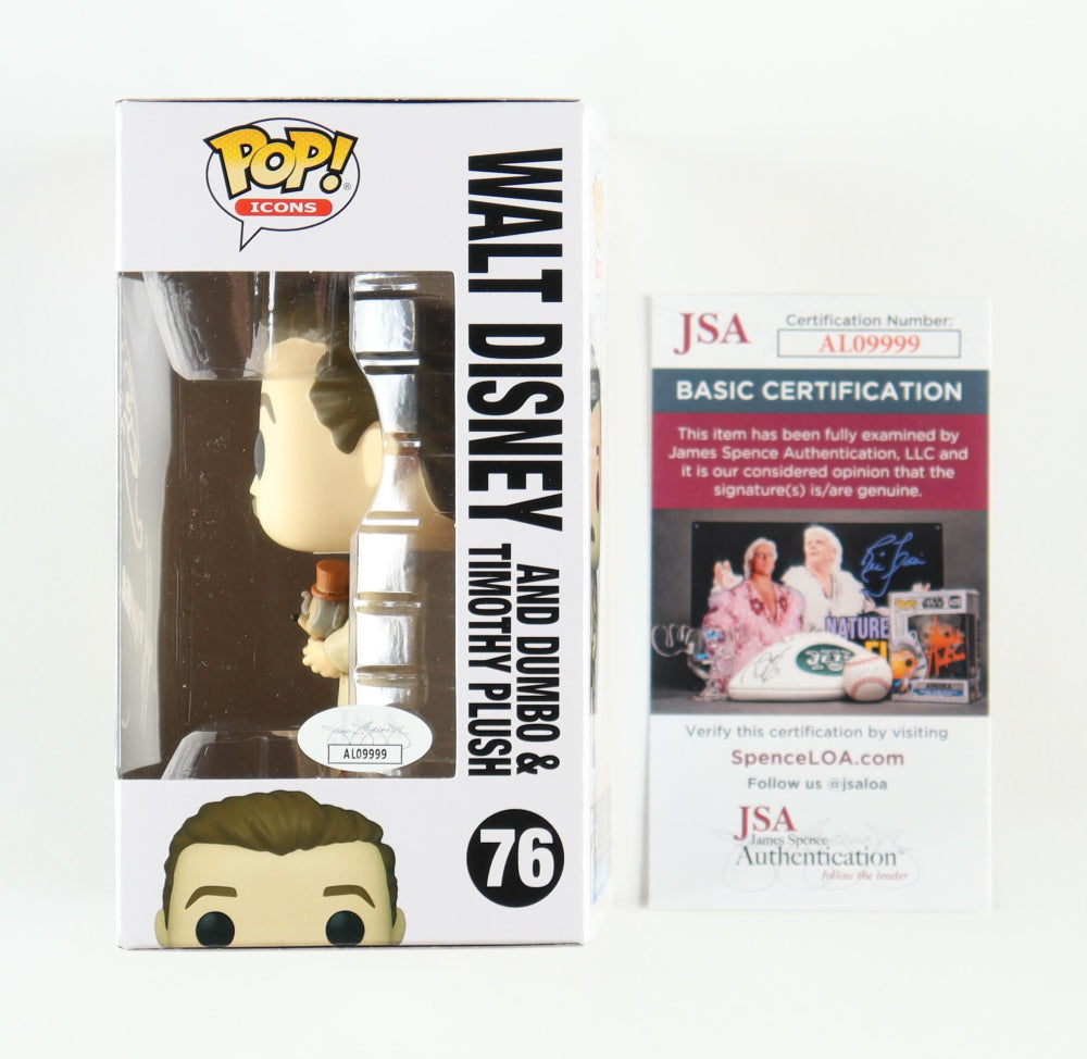 Nik Ranieri Signed (JSA) Walt Disney #76 Funko Pop! Vinyl Figure with Hand-Drawn Character Sketch of Hades - Iconic Disney Animator