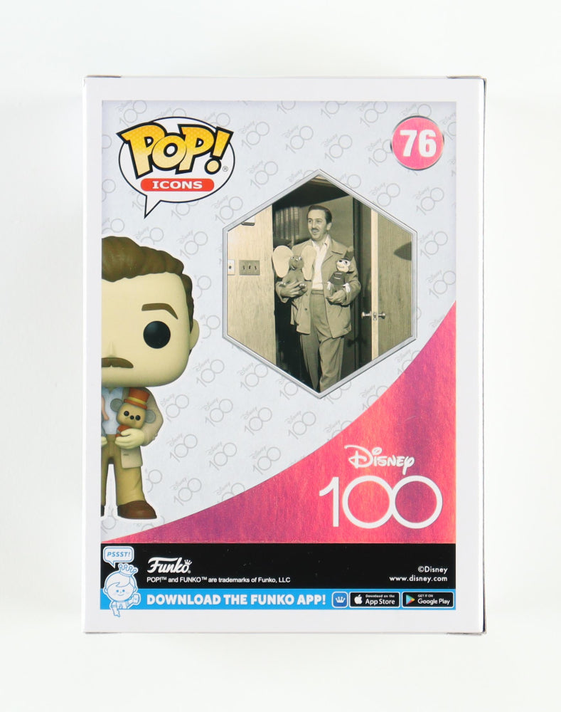 Nik Ranieri Signed (JSA) Walt Disney #76 Funko Pop! Vinyl Figure with Hand-Drawn Character Sketch of Hades - Iconic Disney Animator