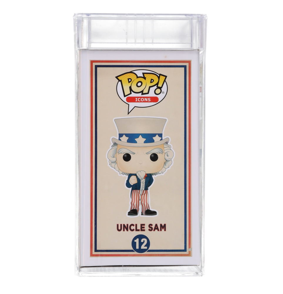 Hershel Williams Signed (PSA) "American History" Uncle Sam #12 Funko Pop Vinyl Figure Inscribed "Medal of Honor" - WWII Medal of Honor Recipient