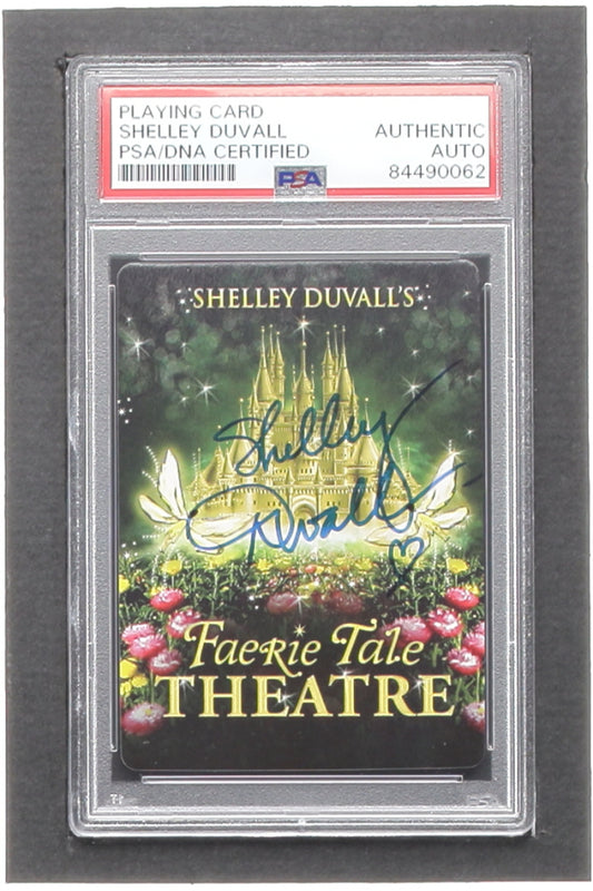 Shelley Duvall Signed Shelley Duvall's Faerie Tale Theatre 7 of Diamonds (PSA)