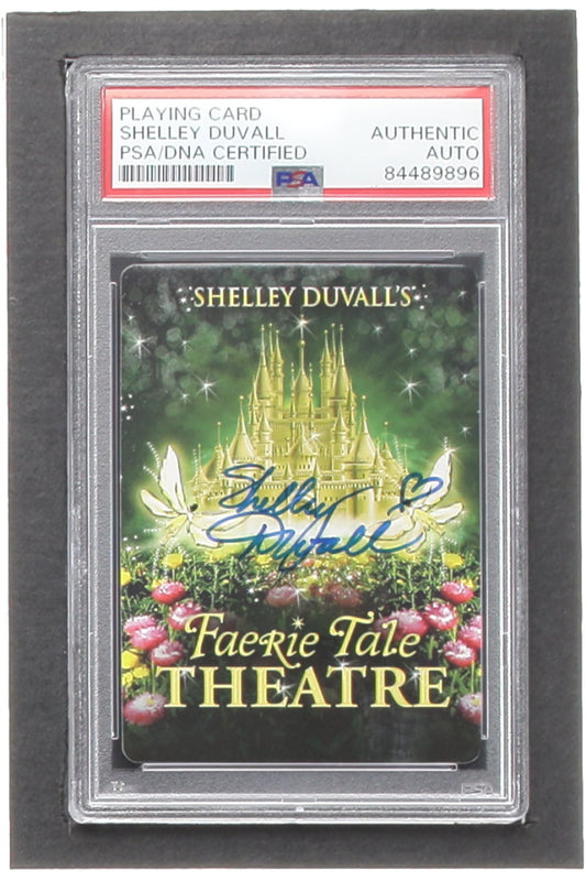 Shelley Duvall Signed Shelley Duvall's Faerie Tale Theatre 7 of Clubs (PSA)