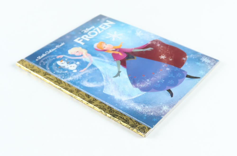 Grace Lee & Brittney Lee Signed (Beckett) Disney "Frozen" Picture Book