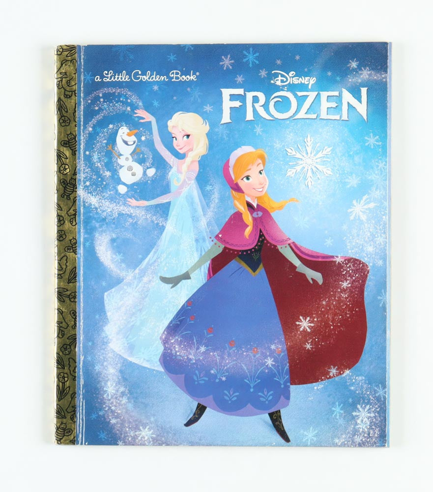 Grace Lee & Brittney Lee Signed (Beckett) Disney "Frozen" Picture Book