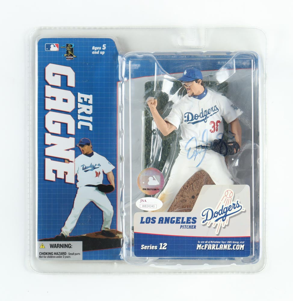 Eric Gagne Signed (JSA) Dodgers 7" McFarlane Toys Vinyl Figure