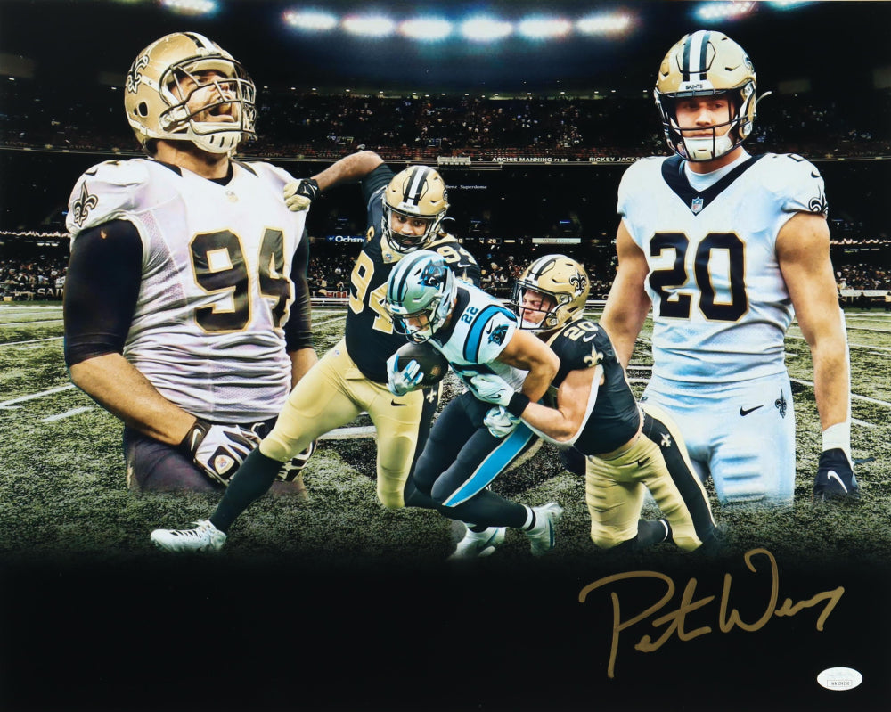 Pete Werner Signed Saints 16x20 Photo (JSA)