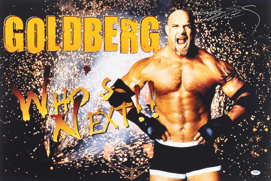 Bill Goldberg Signed 20x30 Photo (PSA)