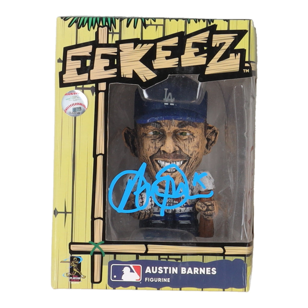 Austin Barnes Signed (Beckett) Dodgers Eekeez Figure with Original Packaging