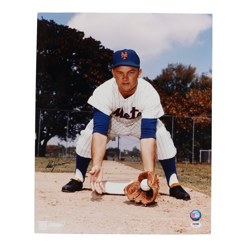 Don Zimmer Signed Mets 16x20 Photo (PSA)