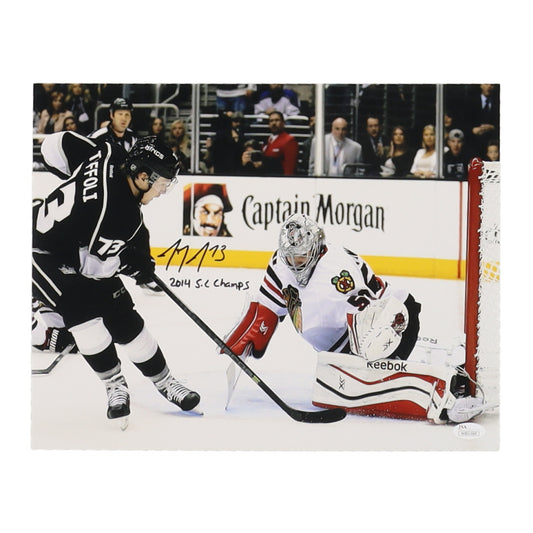 Tyler Toffoli Signed (JSA) Kings 11x14 Photo Inscribed "2014 SC Champs" - JSA Witnessed