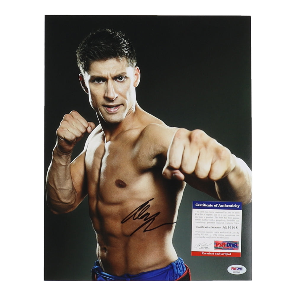 Alain Moussi Signed 11x14 Photo (PSA)