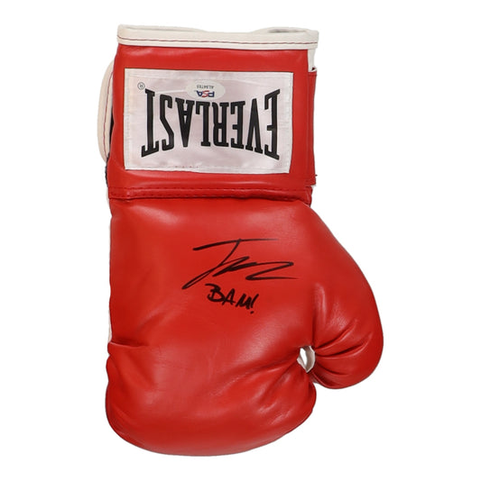 Jesse Rodriguez Signed (PSA) Everlast Boxing Glove Inscribed "Bam!"