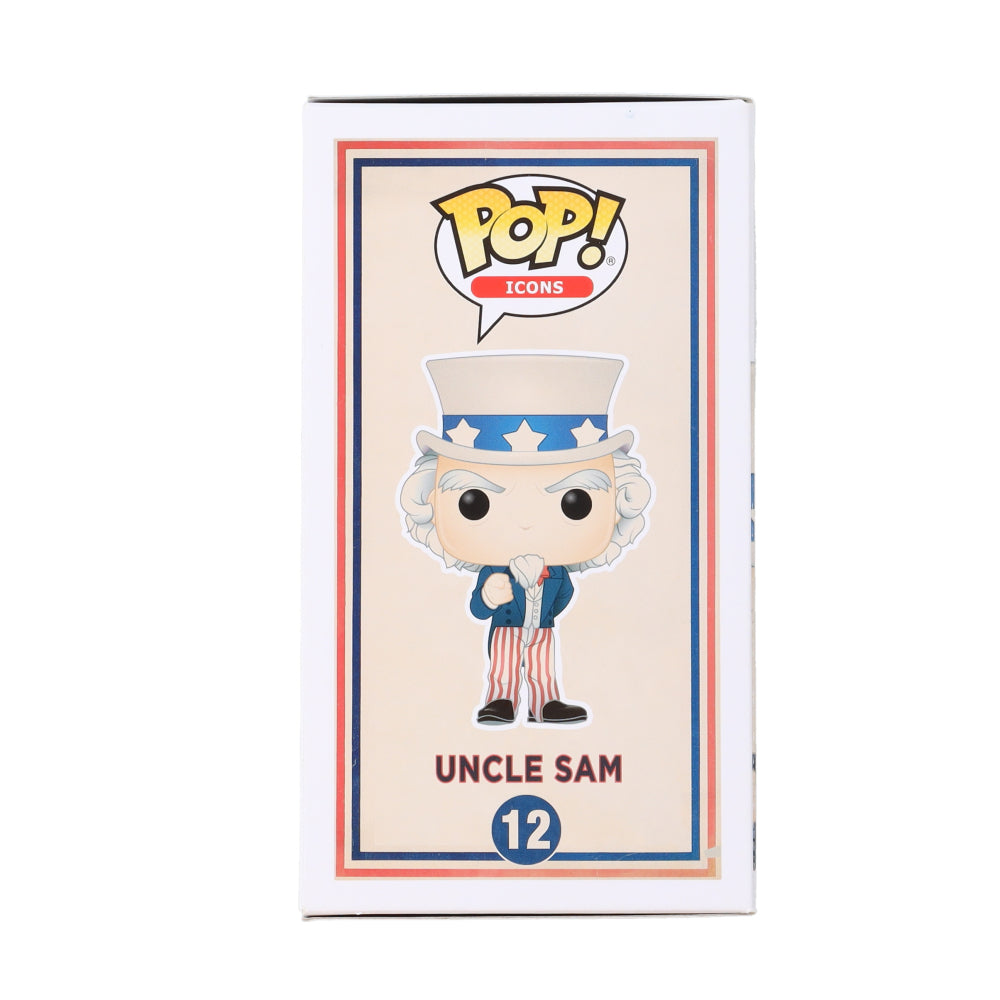 Bud Anderson Signed (PSA) American History #12 Uncle Sam Funko Pop! Vinyl Figure - Highest Scoring Living American Fighter Ace