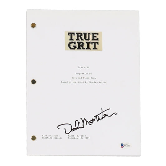 Dakin Matthews Signed (Beckett) "True Grit" Replica Film Script