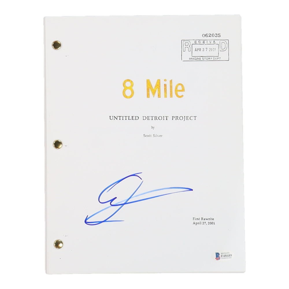 Omar Benson Miller Signed "8 Mile" Replica Movie Script (Beckett)