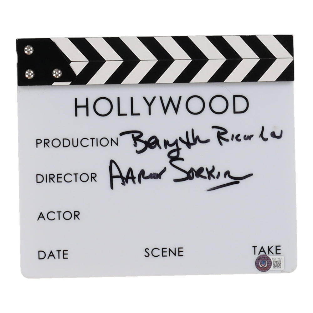 Aaron Sorkin Signed (Beckett) Clapboard Inscribed "Being the Ricardos" - Writer/Director