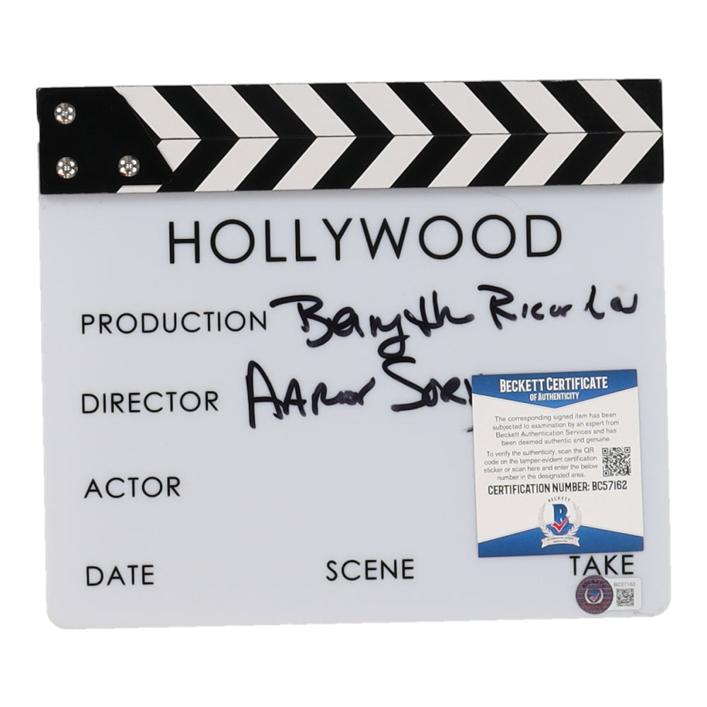 Aaron Sorkin Signed (Beckett) Clapboard Inscribed "Being the Ricardos" - Writer/Director