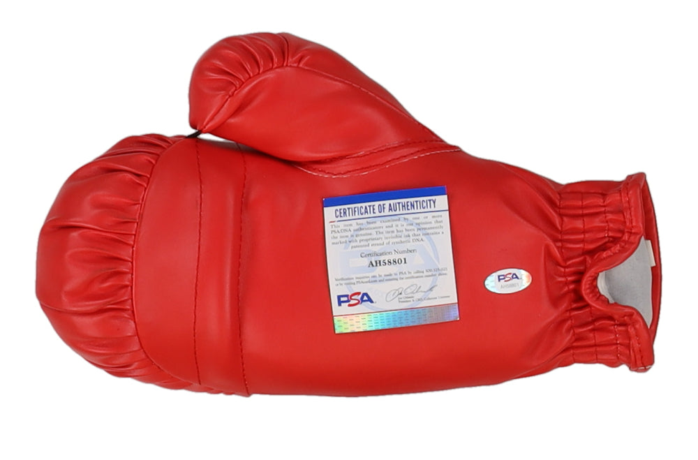 Abner Mares & Leo Santa Cruz Signed Everlast Boxing Glove Inscribed "WBC Champ" (PSA)