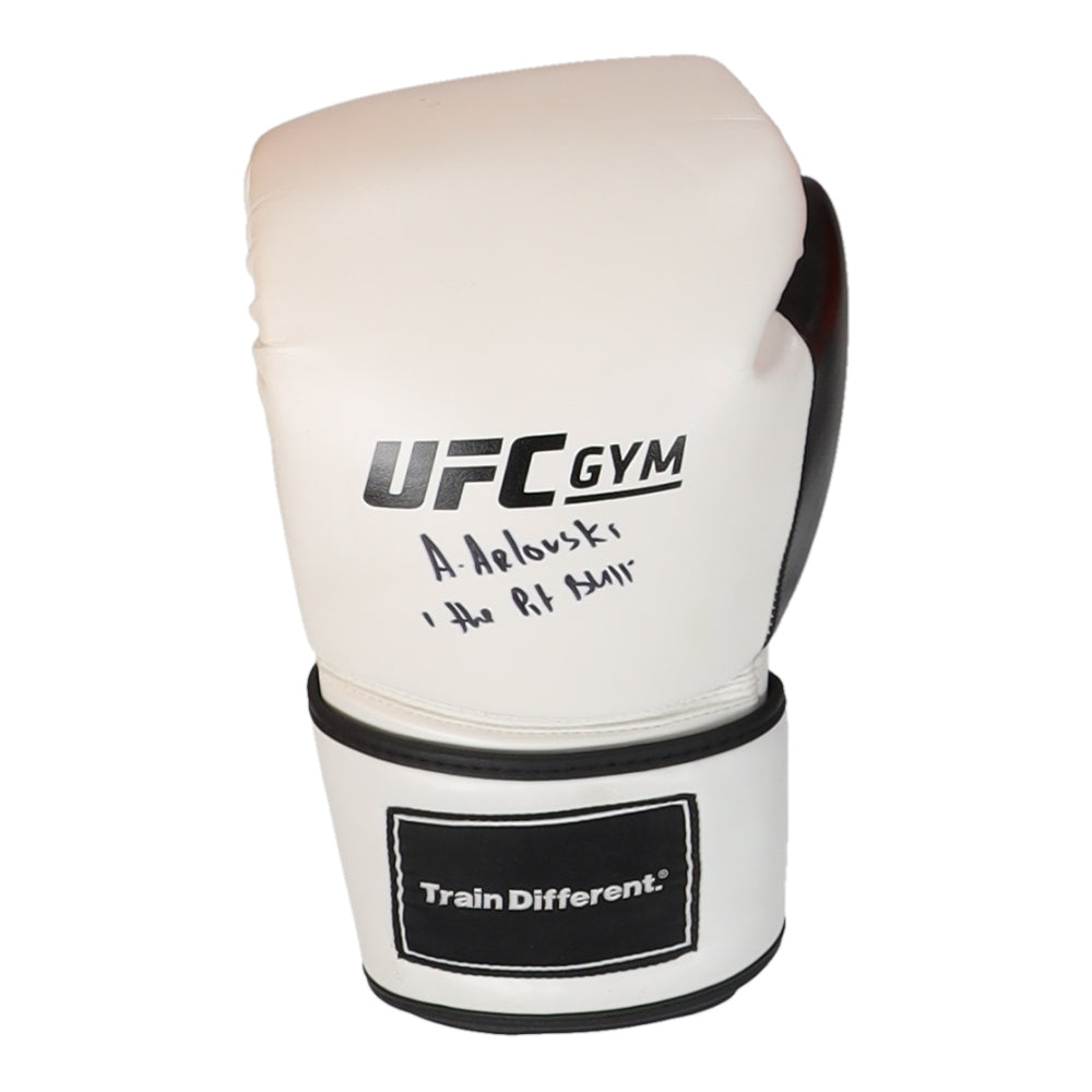 Andrei Arlovski Signed (PSA) UFC Glove Inscribed "The Pit Bull"