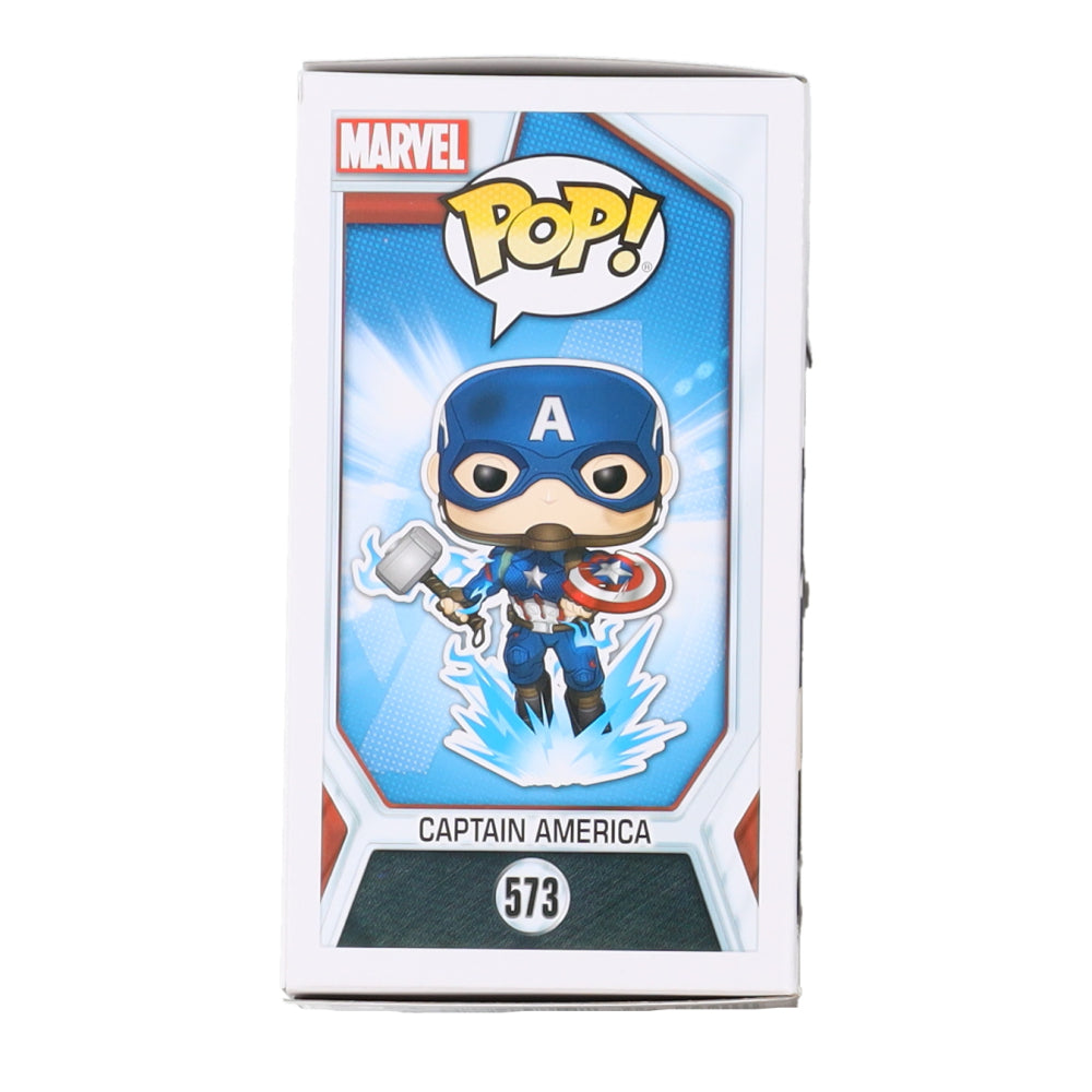 Alan Silvestri Signed "Avengers: Endgame" #573 Captain America Funko Pop! Vinyl Figure (AutographCOA) - Composer