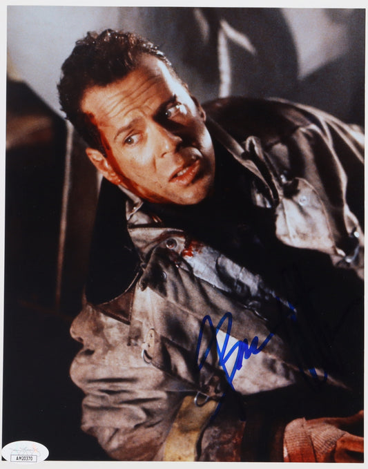 Bruce Willis Signed "Die Hard" 8x10 Photo (JSA)  - John McClane