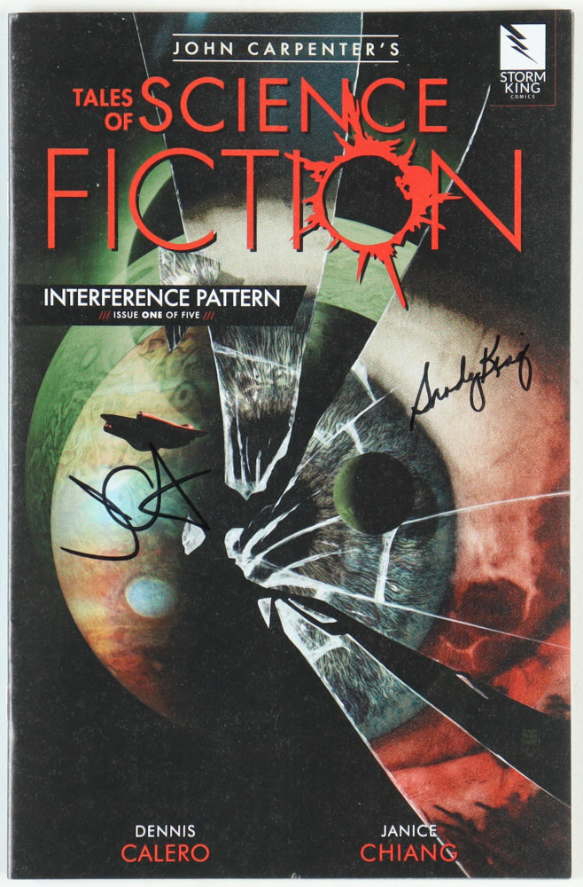 John Carpenter & Sandy King Signed (AutographCOA) 2022 "Tales of Science Fiction: Interference Pattern" #1 Storm King Comic Book - Issue # 1 / 5