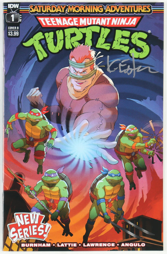 Kevin Eastman Signed "Teenage Mutant Ninja Turtles" Saturday Morning Adventures Cover B Issue #1 IDW Comic Book (PA) - Co-Creator of "Teenage Mutant Ninja Turtles"