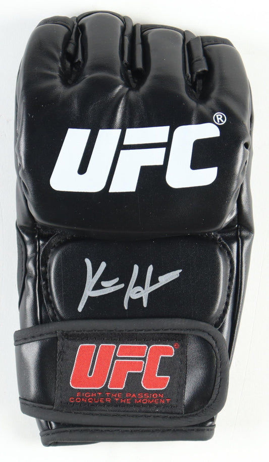 Kevin Holland Signed UFC Glove (Beckett) - Beckett Witnessed