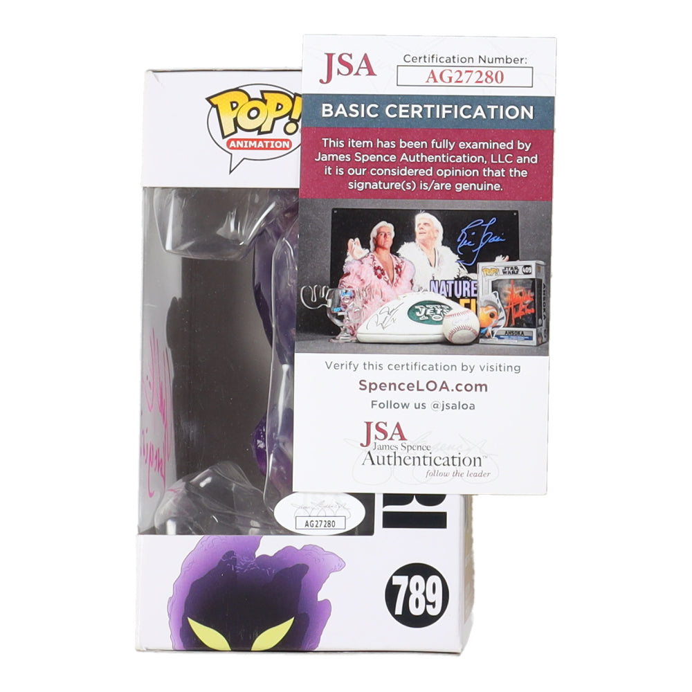 Chuck Huber Signed (JSA) "My Hero Academia" #789 Kurogiri Funko Pop! Vinyl Figure Inscribed "Kurogiri"