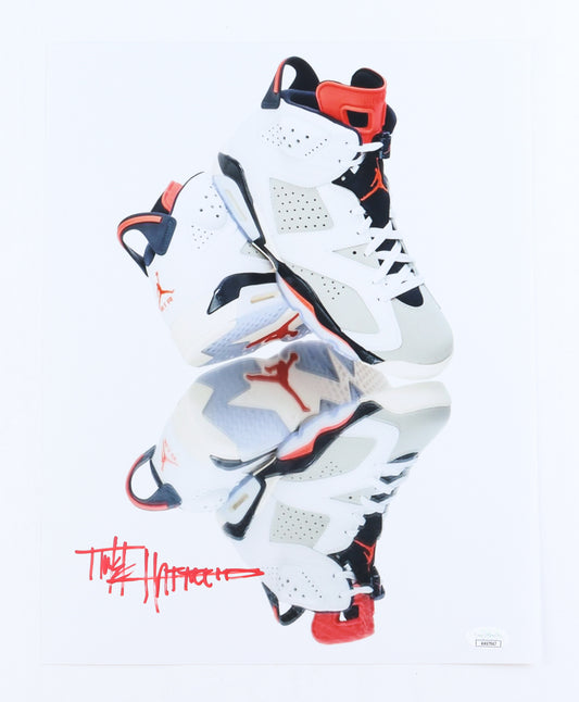 Tinker Hatfield Signed Air Jordan 11x14 Photo (JSA)