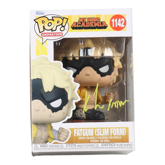 Kyle Hebert Signed "My Hero Academia" #1142 Fatgum (Slim Form) Funko Pop! Vinyl Figure (JSA) - JSA Witnessed