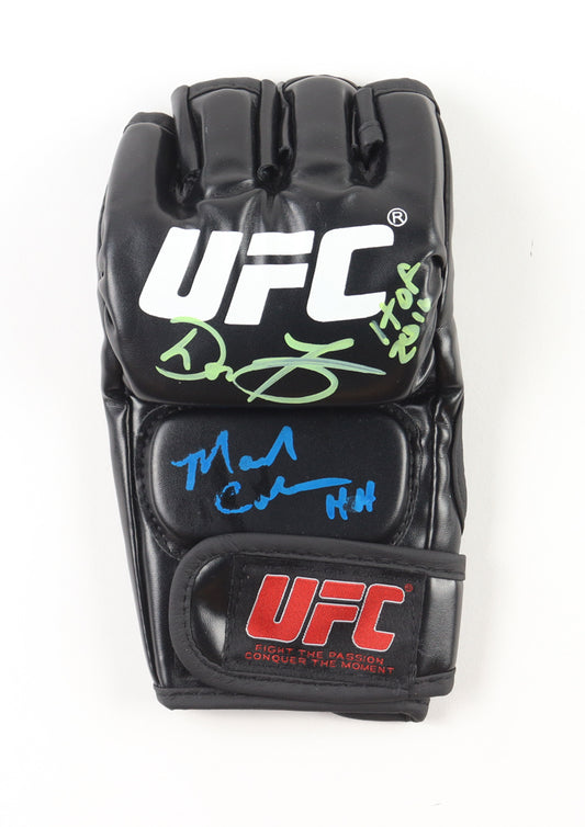 Mark "The Hammer" Coleman & Don "The Predator" Frye Signed UFC Glove Inscribed "HH" & "HOF 2016" (JSA)