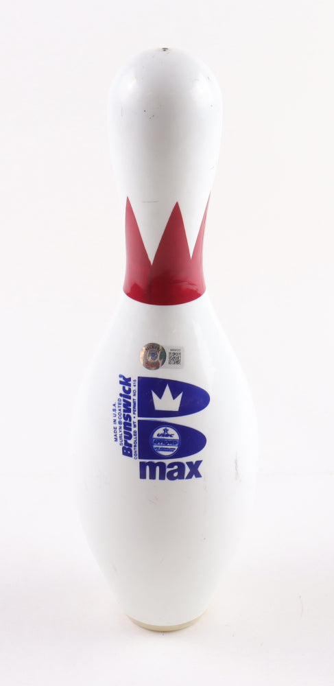 Pete Weber Signed (Beckett) Bowling Pin Inscribed "Who do you think you are I AM!!" - Beckett Witnessed