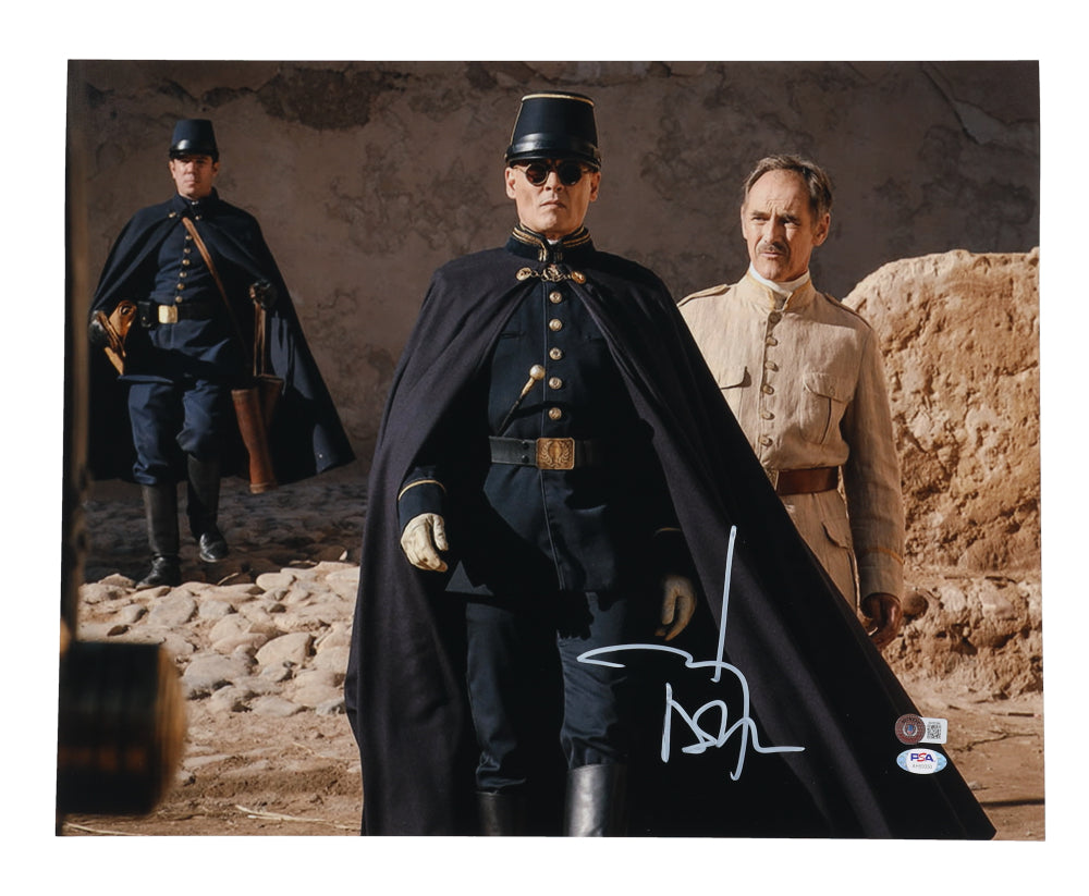 Johnny Depp Signed (Beckett) "Waiting for the Barbarians" 16x20 Photo - Colonel Joll