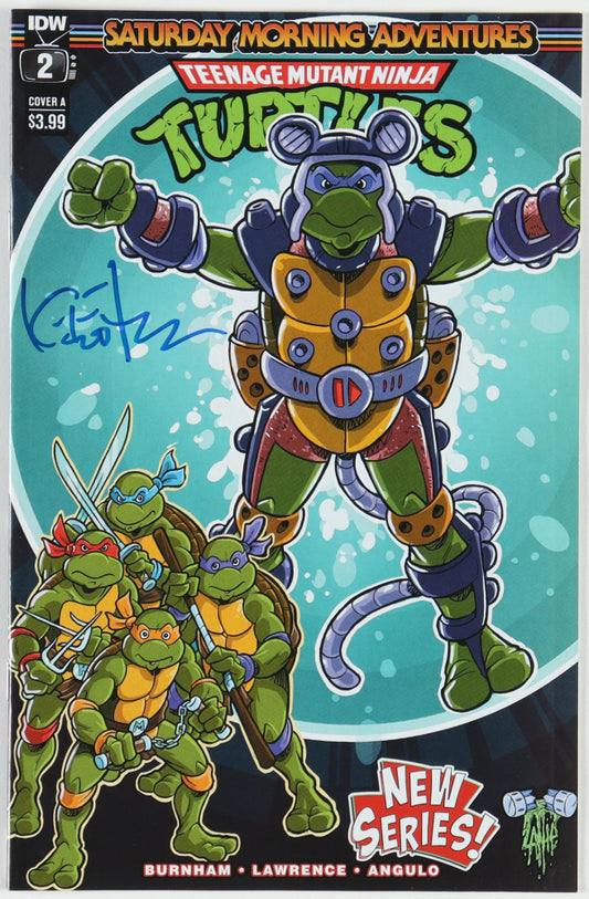 Kevin Eastman Signed "Teenage Mutant Ninja Turtles" Saturday Morning Adventures #2 Cover A IDW Comic Book (PA) - Co-Creator of "Teenage Mutant Ninja Turtles"